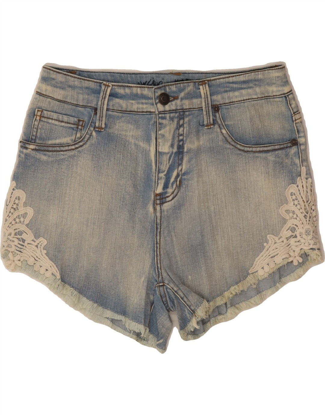 MOSSIMO Womens High Waist Denim Shorts US 6 Medium W28  Blue Cotton Vintage Mossimo and Second-Hand Mossimo from Messina Hembry 
