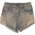 MOSSIMO Womens High Waist Denim Shorts US 6 Medium W28  Blue Cotton Vintage Mossimo and Second-Hand Mossimo from Messina Hembry 