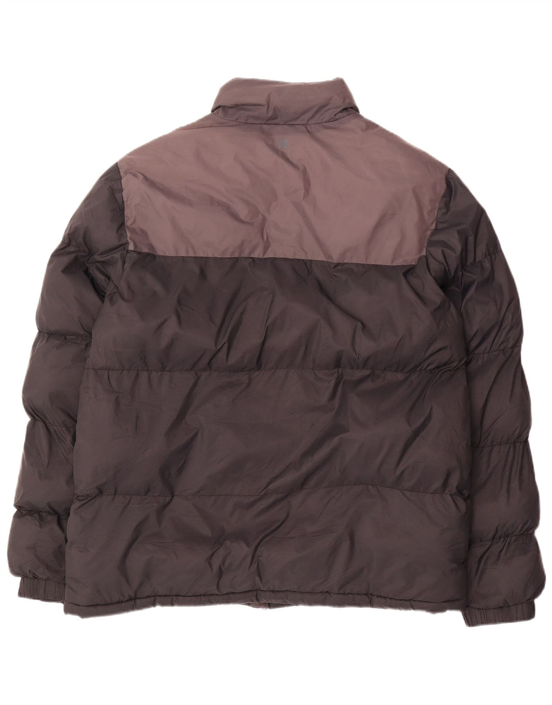 Mountain Warehouse Wattierte Herrenjacke, UK 40, Größe L, schwarzes Colourblock-Nylon