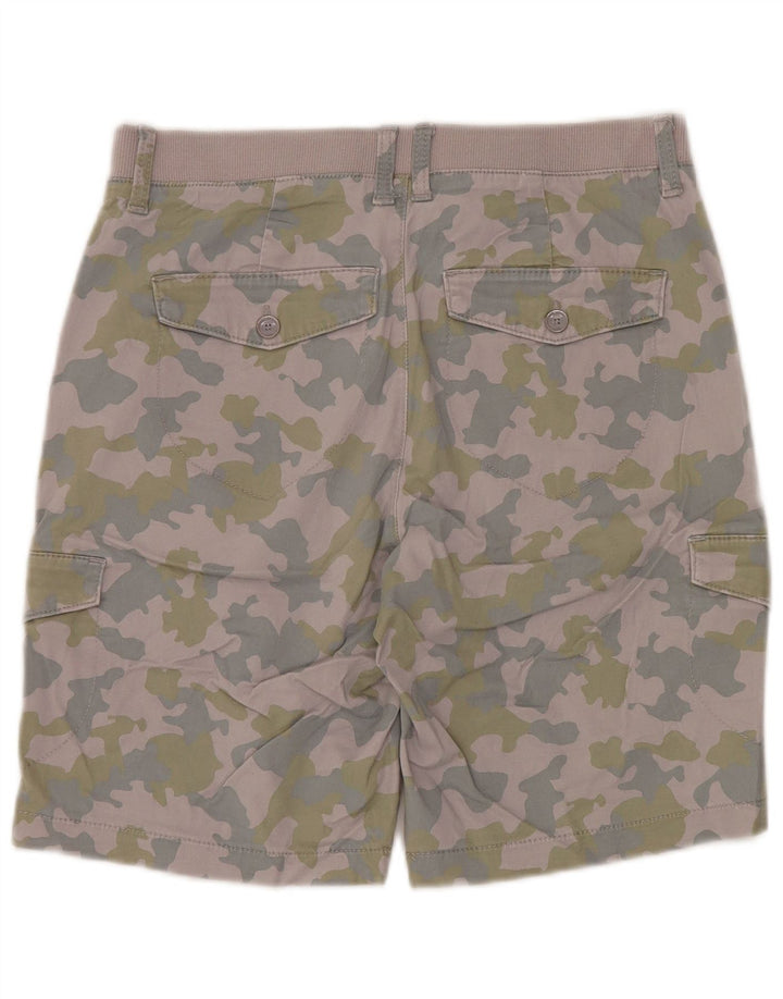 Lee Damen-Cargoshorts mit mittlerer Leibhöhe, US 6, Mittel, W30, Lila, Camouflage-Baumwolle