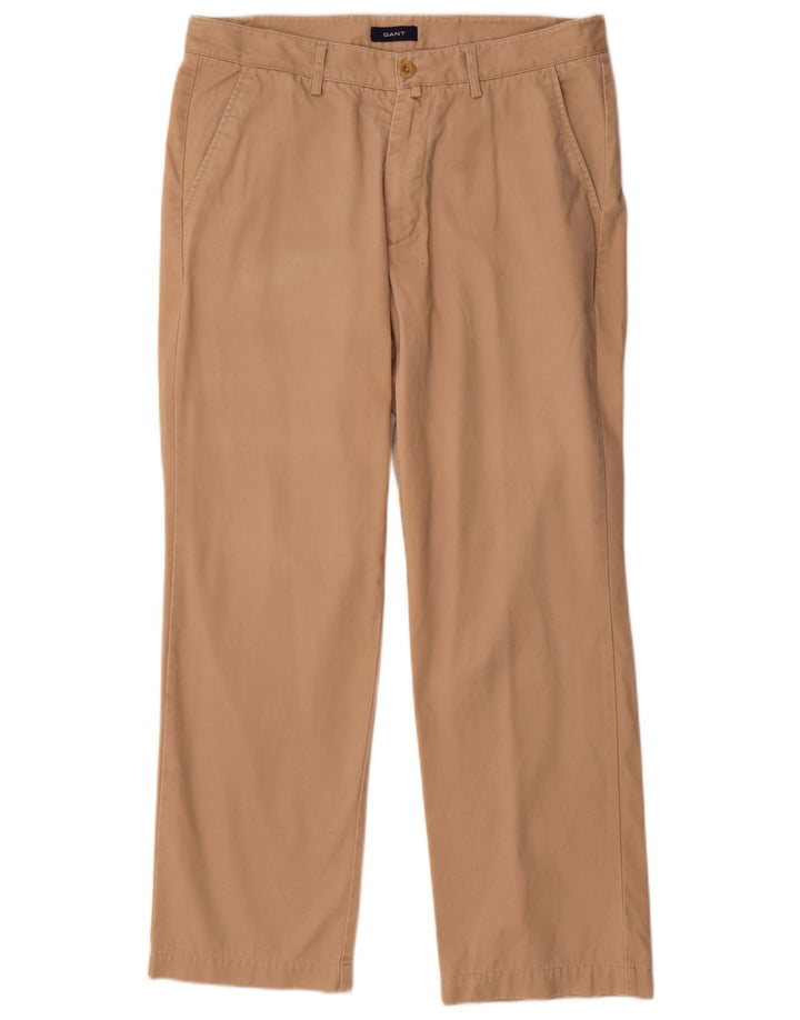 GANT Herren New Haven Regular Fit gerade Chinohose W35 L30 Beige