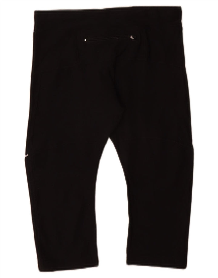 Nike Damen Dri Fit Capri Leggings UK 4 XS Schwarz Polyester