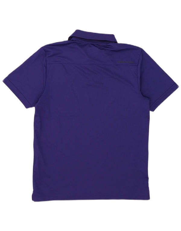 Under Armour Herren Heat Gear Poloshirt Mittelblaues Polyester