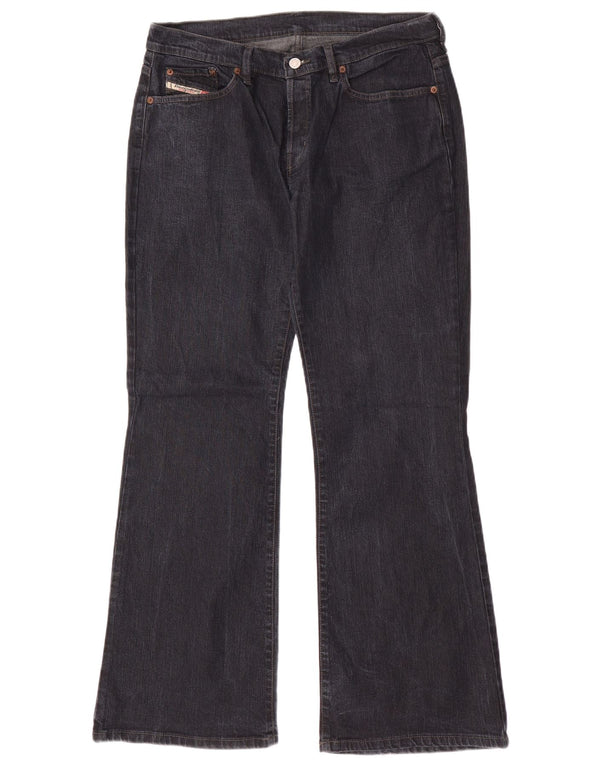 Diesel Damen Schlagjeans W34 L32 Marineblaue Baumwolle