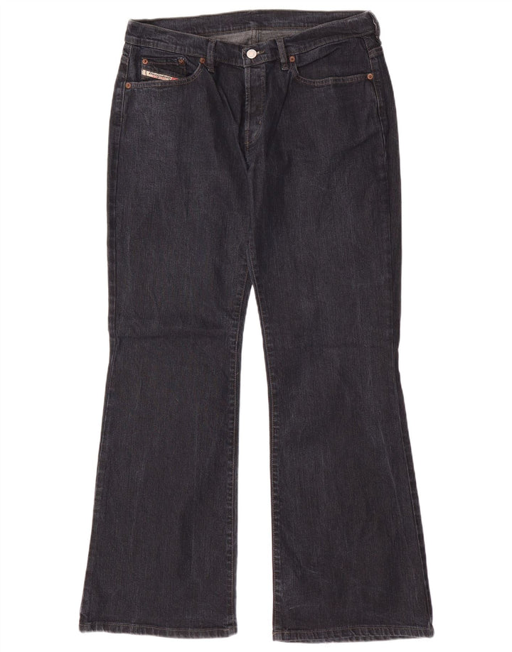 Diesel Damen Schlagjeans W34 L32 Marineblaue Baumwolle
