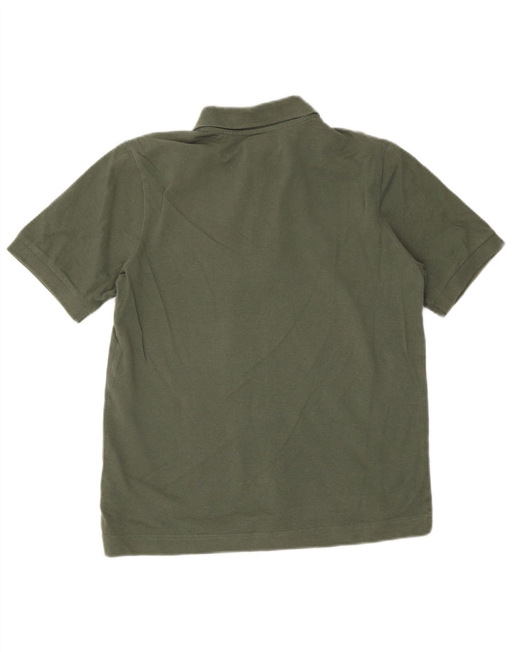 Kappa Herren-Poloshirt, klein, grüne Baumwolle