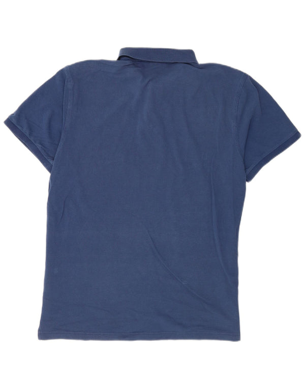 Gant Herren-Poloshirt mit normaler Passform, XL, Marineblau, Baumwolle