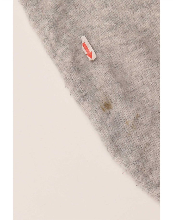 Marks & Spencer Damen-Pullover mit Rundhalsausschnitt, Gr. 40, Größe L, Grau