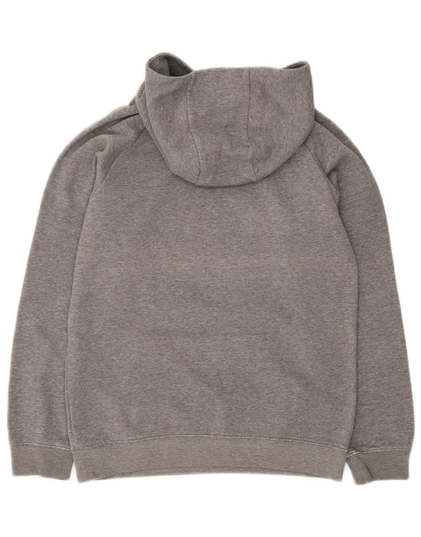 Jordan Boys Air Graphic Kapuzenpullover, 12–13 Jahre, groß, graue Baumwolle