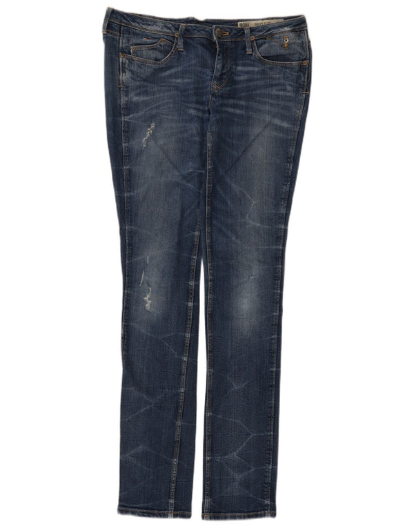 Tommy Hilfiger Damen Suzzy Low Waist Distressed Slim Jeans W28 L34 Blau