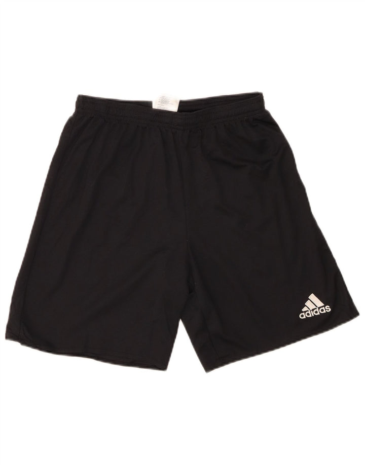 Adidas Jungen Climalite Sportshorts 15–16 Jahre, schwarzes Polyester