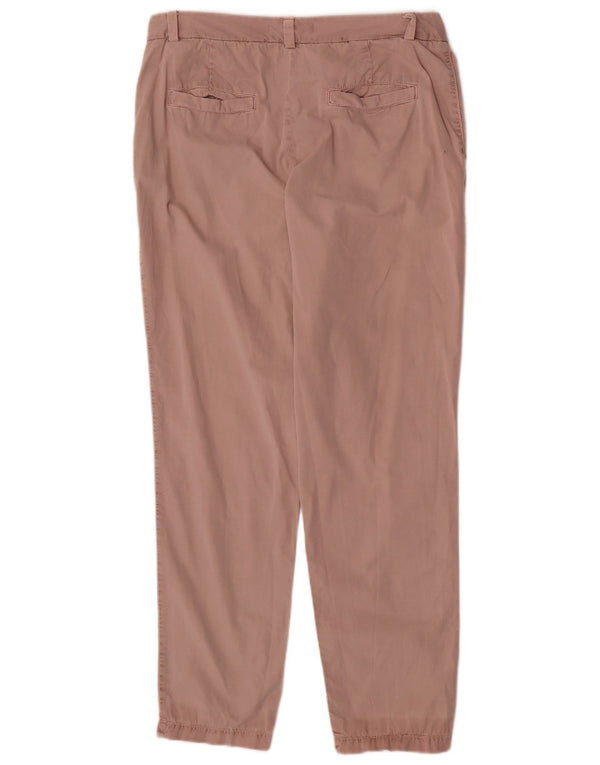 Marks & Spencer Damen Tapered Chino-Hose UK 12 M W30 L28 Rosa