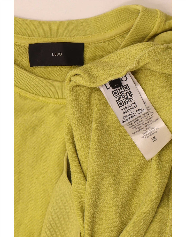 Liu Jo Herren Sweatshirt Pullover XL Gelb Baumwolle