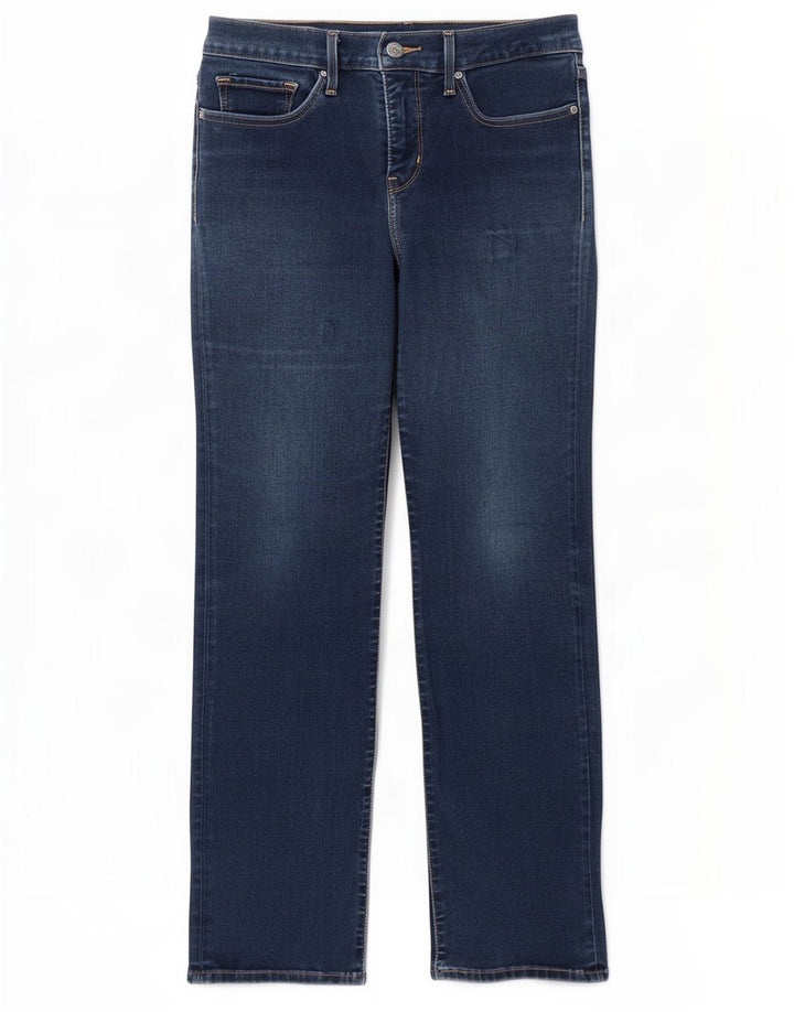 Levi's Damen Straight Jeans W28 L30 Blaue Baumwolle