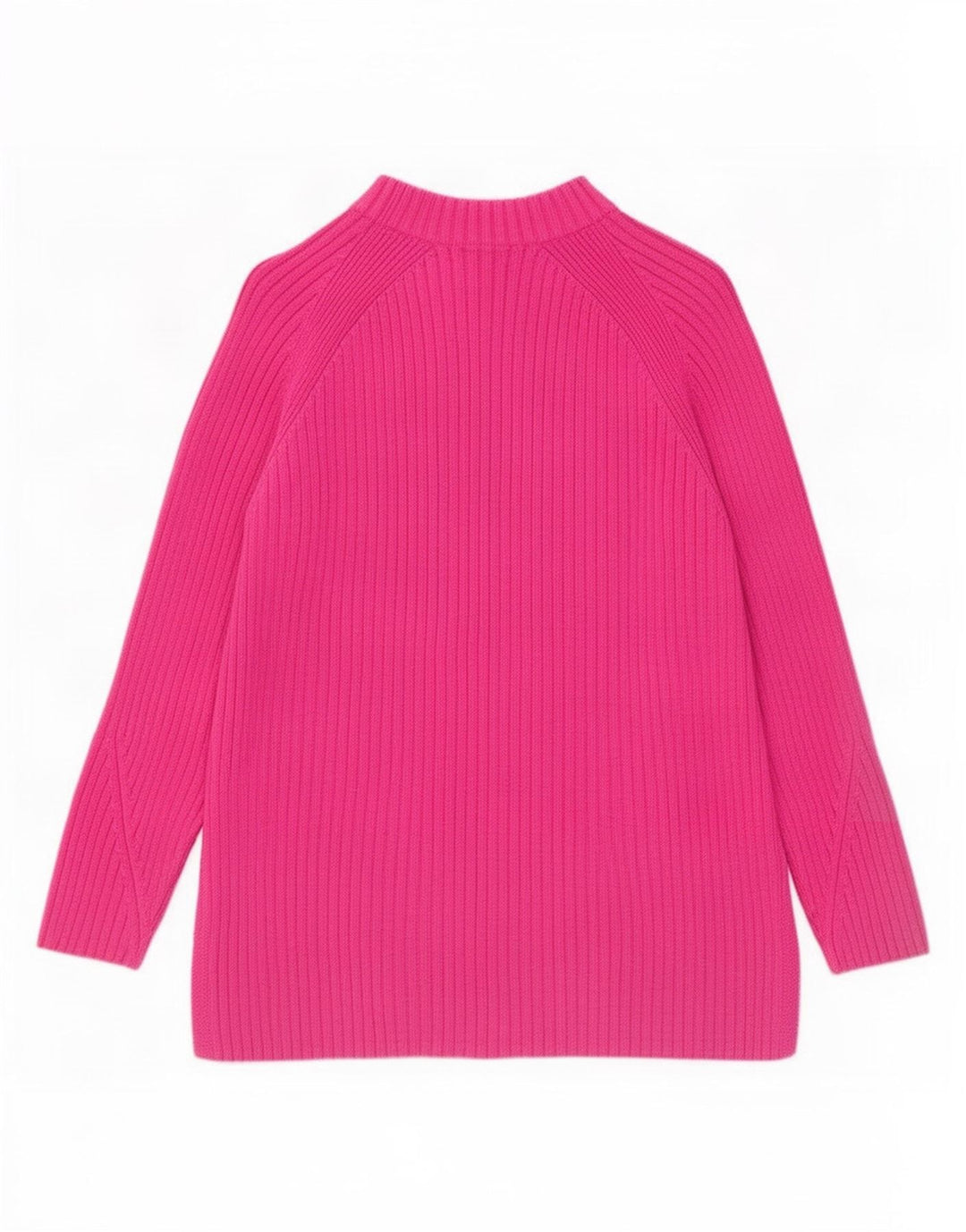 Marks & Spencer Damen Rollkragenpullover aus Baumwolle, Gr. 14, mittelrosa