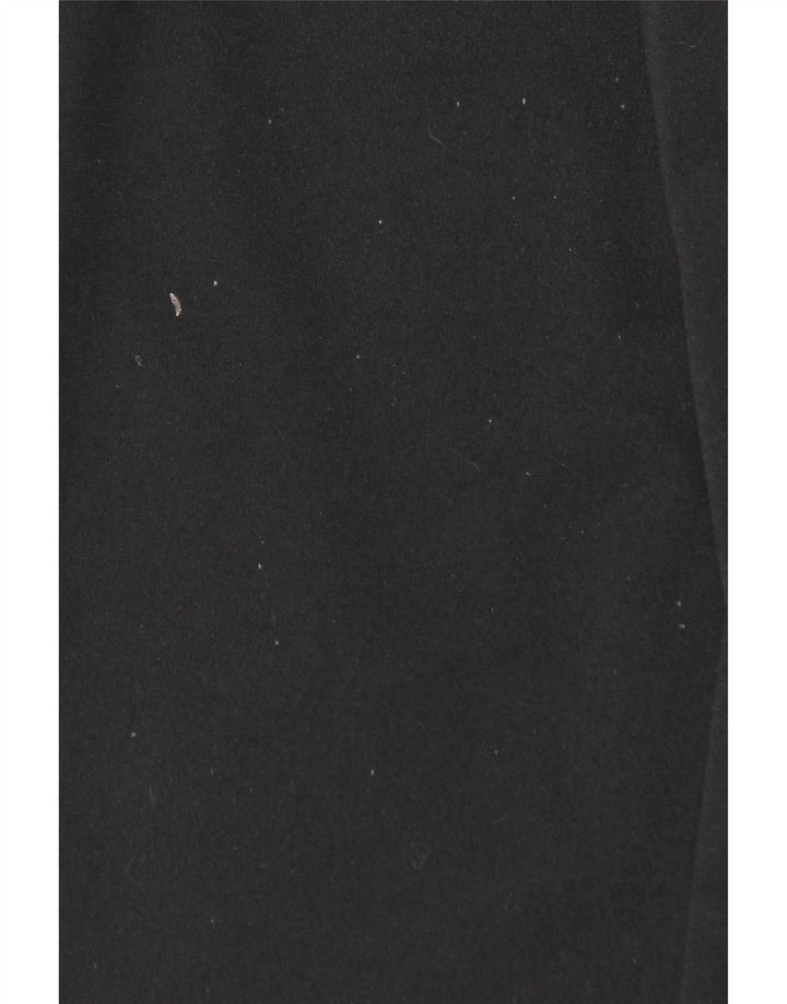 KAPPA Herren Grafik-Trainingshose, Jogginghose, XL, Schwarz, Polyester