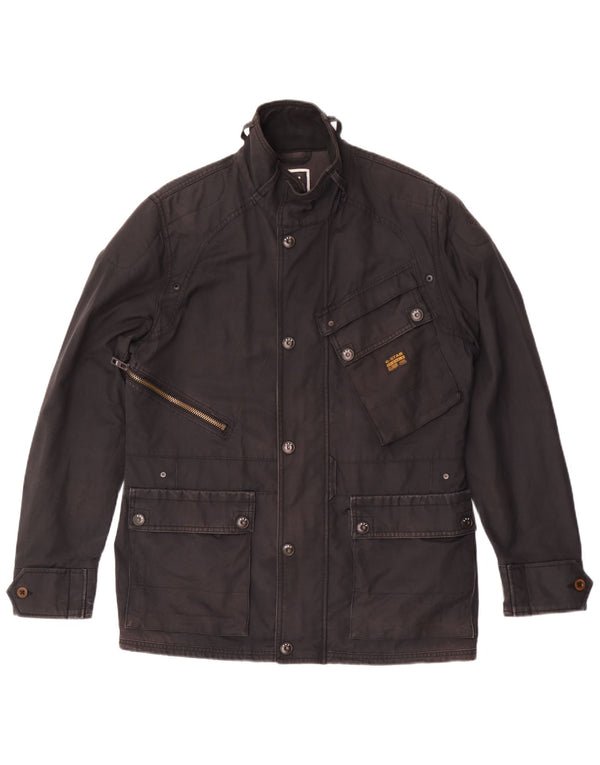 G-Star Herren Utility Jacke UK 42 XL Schwarz Baumwolle