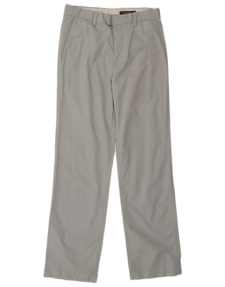 Dockers Gerade Chinohose für Herren, W31, L32, Grau, Baumwolle