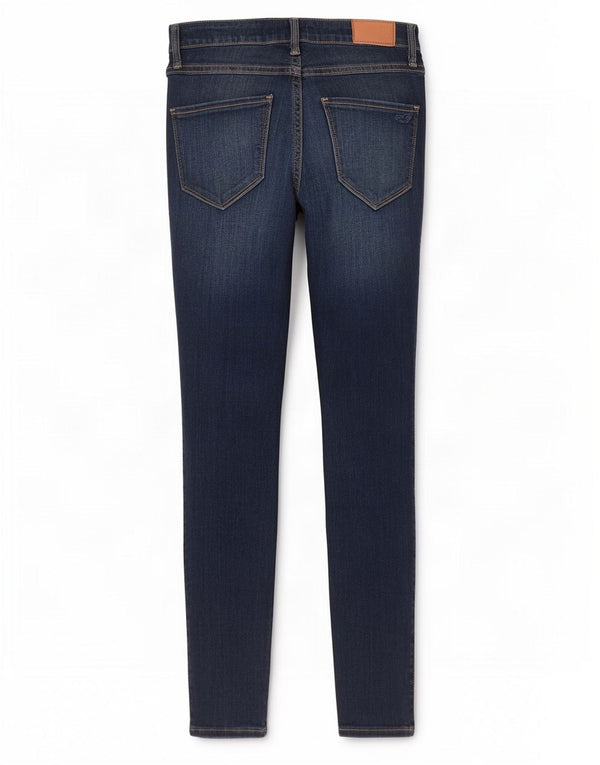 Hollister Womens High Rise Jegging Jeans US 3 Small W26 L26 Navy Blue