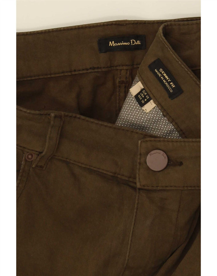 Massimo Dutti Damen Skinny Jeans EU 40 Medium W30 L30 Grün
