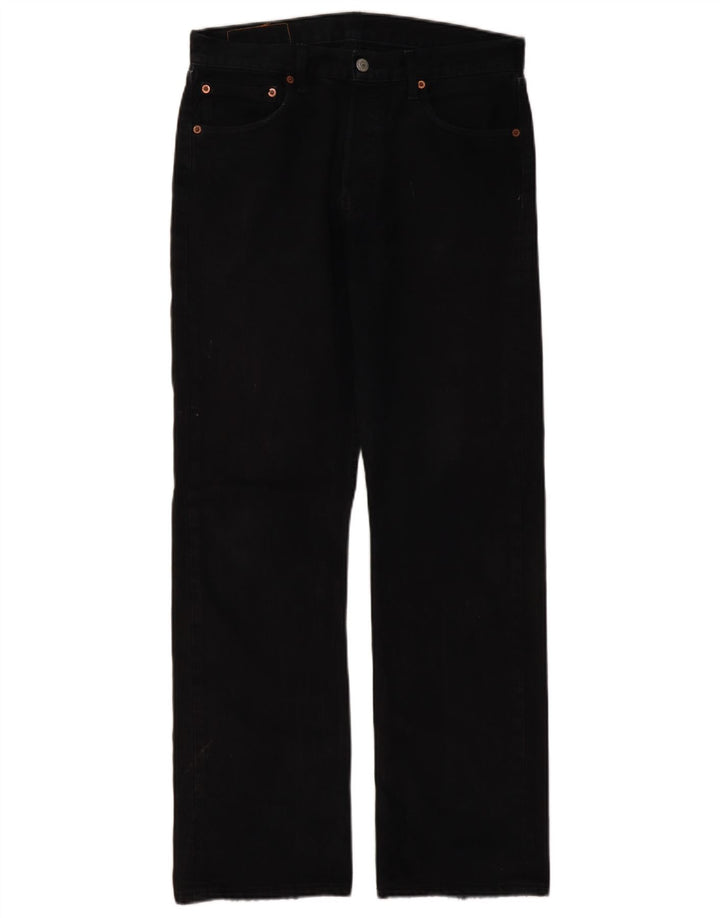 LEVI'S Herren 501 Straight Jeans W32 L31 Schwarz