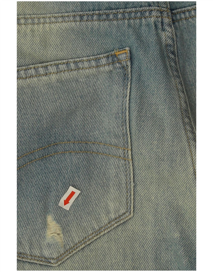 TOMMY HILFIGER Herren Denim Shorts W30 Mittelblaue Baumwolle