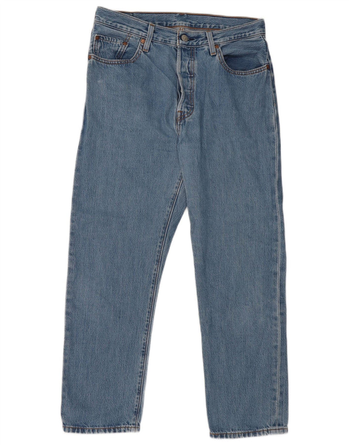 Levi's Herren 501 Straight Jeans W29 L26 Blaue Baumwolle