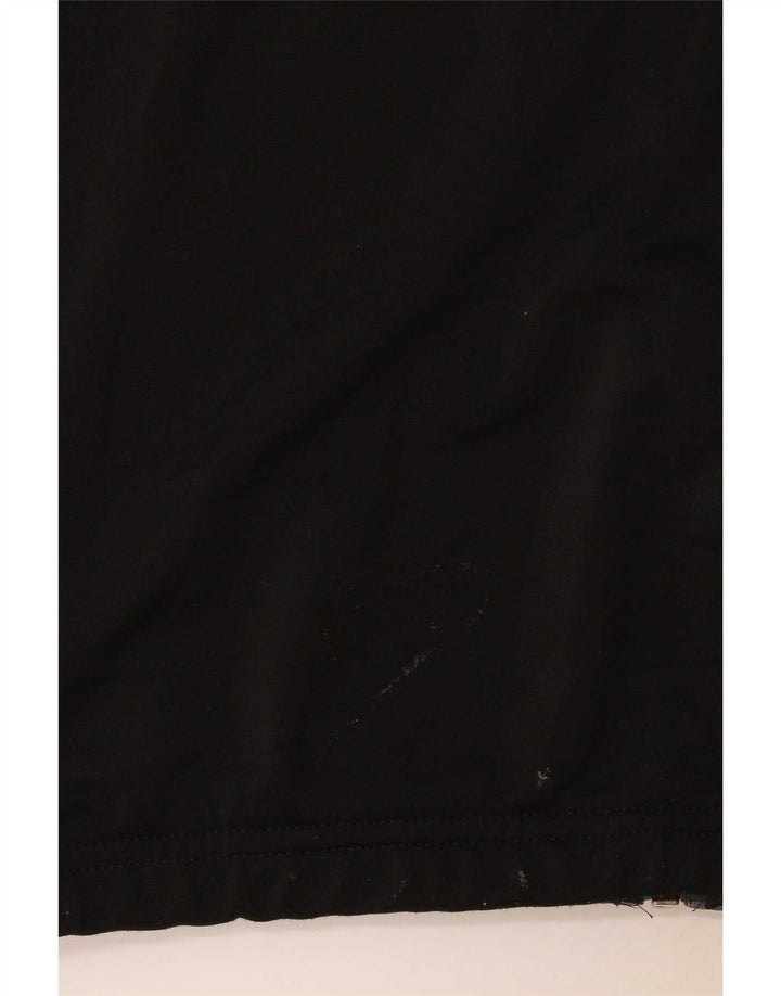 Adidas Jungen-Trainingsanzug-Top-Jacke, 13–14 Jahre, schwarzes Colourblock-Polyester