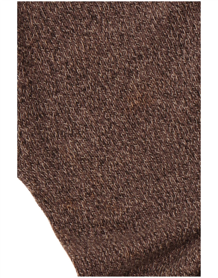 KAPPA Herren-Pullover mit V-Ausschnitt aus mittelgrauer Baumwolle