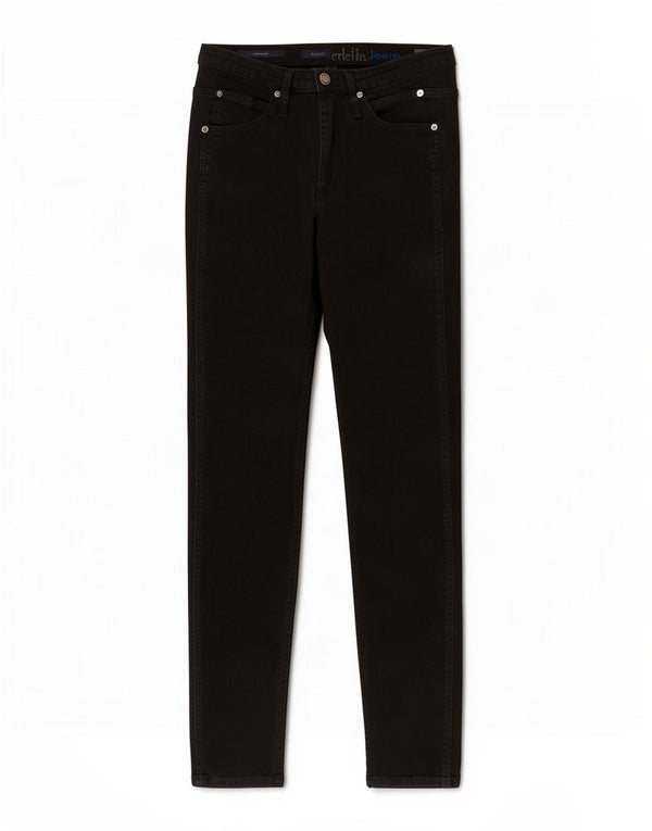 Calvin Klein Damen Skinny Jeans W31 L29 Schwarze Baumwolle