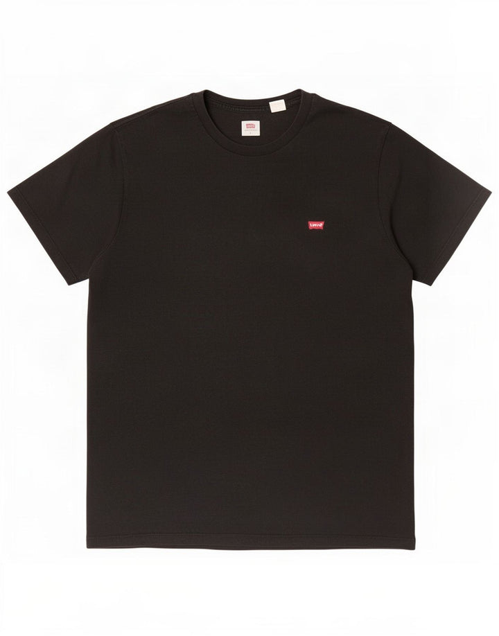 Levi's Herren T-Shirt Top Large Schwarz Baumwolle