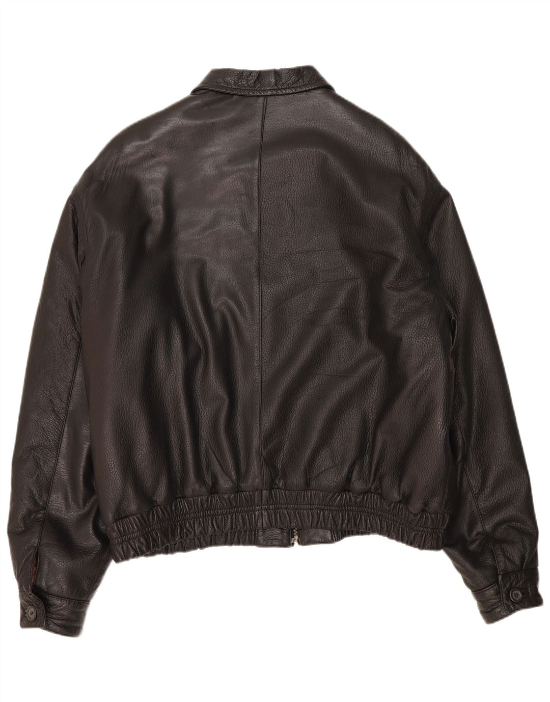 Vintage Mens Leather Jacket IT 56 3XL Black