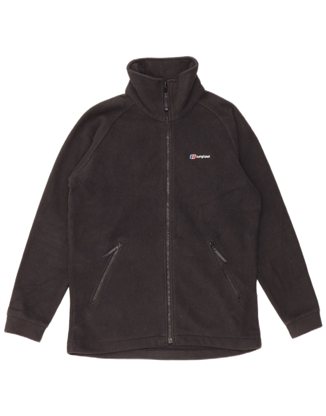 BERGHAUS Damen-Fleecejacke in Übergröße, Gr. 8, Schwarz, Polyester