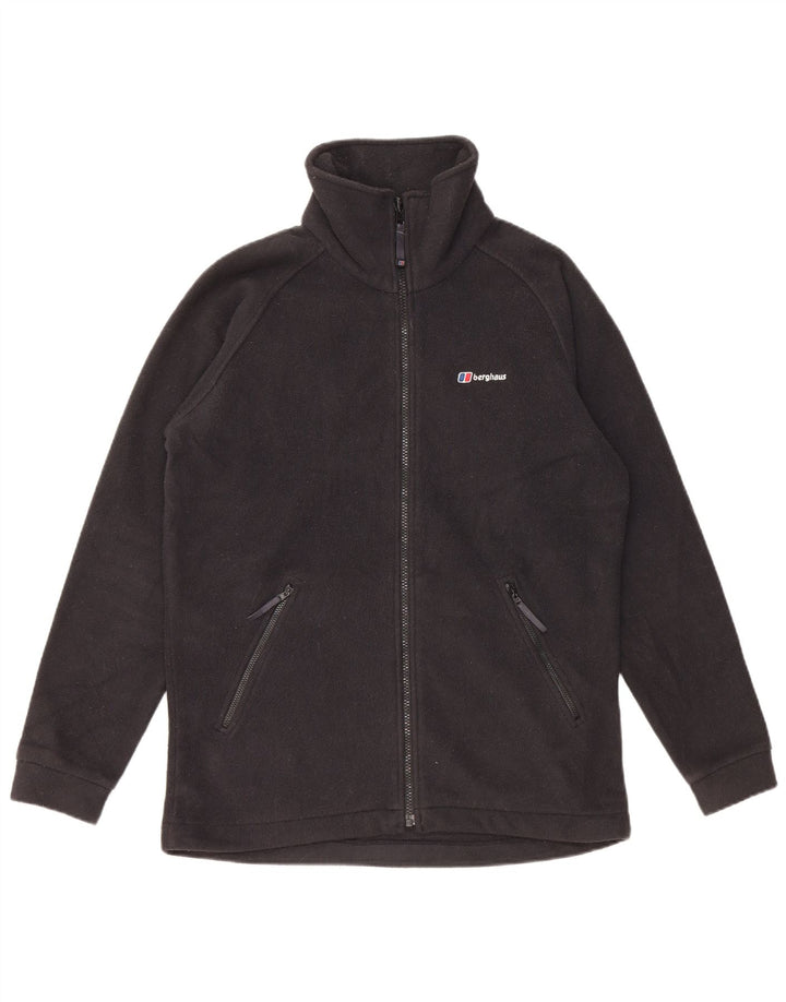 BERGHAUS Damen-Fleecejacke in Übergröße, Gr. 8, Schwarz, Polyester