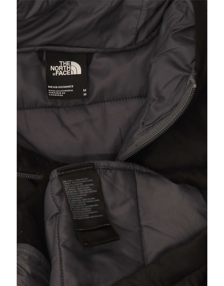 The North Face wattierte Herrenjacke mit Kapuze, UK 38, mittelschwarz, Polyester
