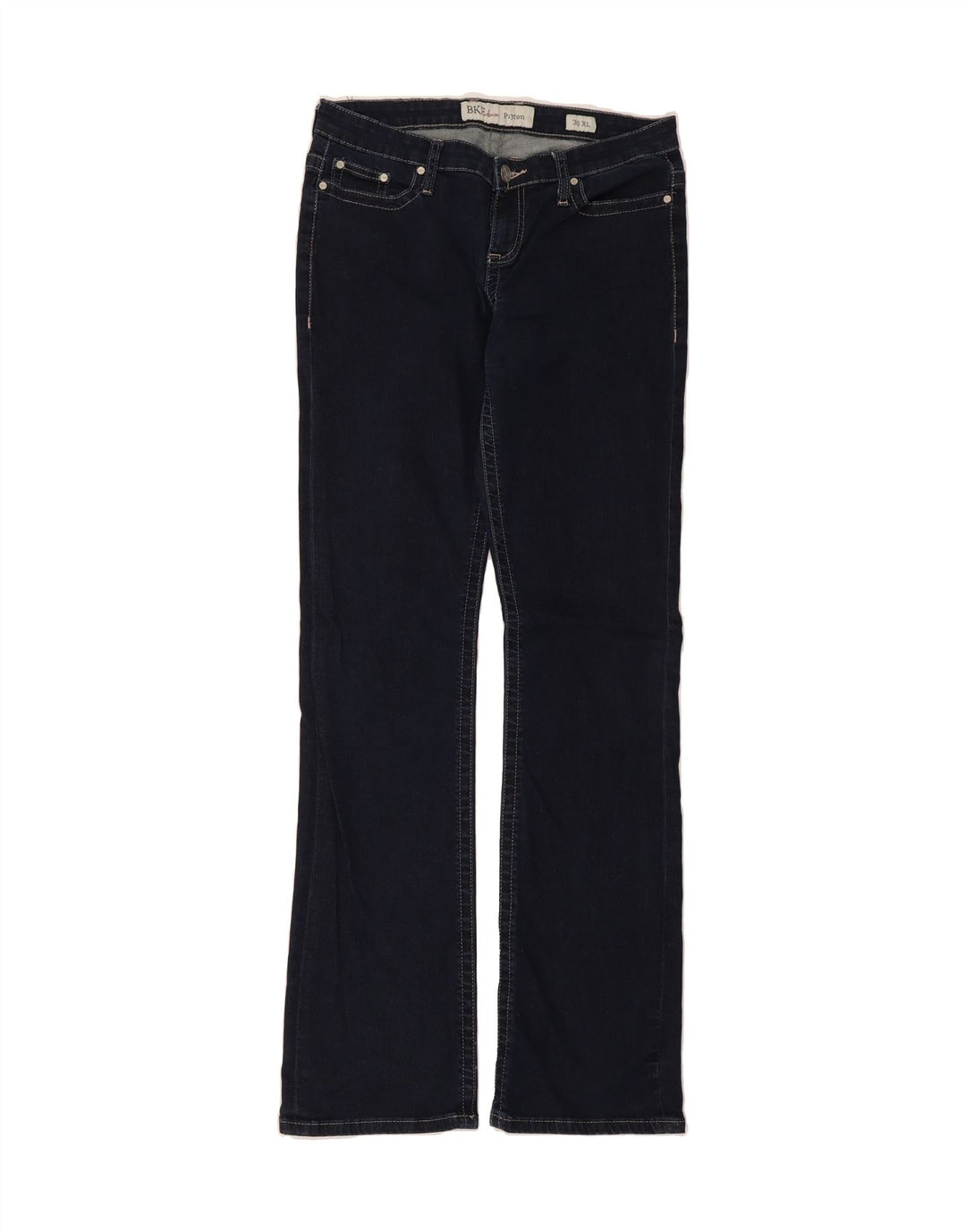 BKE Womens Bootcut Jeans XL W30 L35.5 Navy Blue Cotton Vintage BKE and Second-Hand BKE from Messina Hembry 