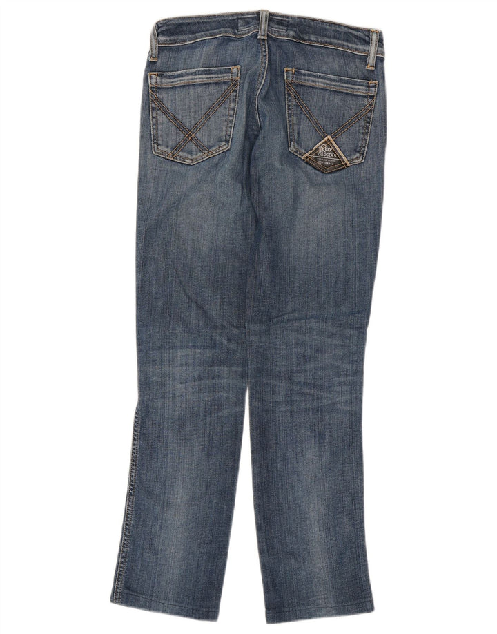 Roy Rogers Damen Straight Jeans W27 L29 Blaue Baumwolle