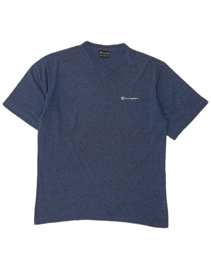 Champion Herren T-Shirt Top Large Blau meliert