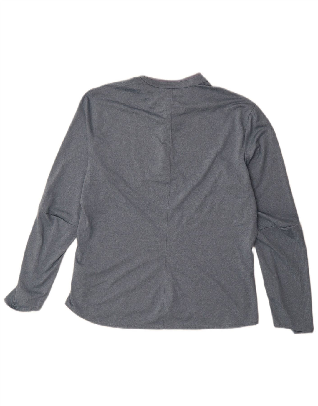 Adidas Damen Climalite Zip Neck Pullover Trainingsanzug Top UK 20/22 XL Grau