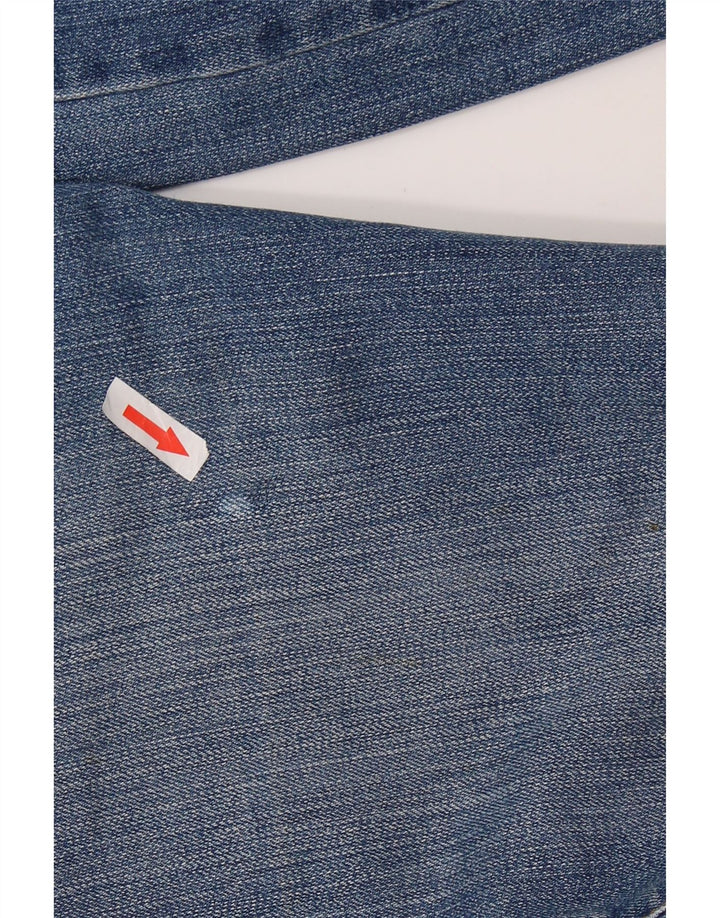 WRANGLER Damen Bootcut Jeans W30 L30 Blaue Baumwolle
