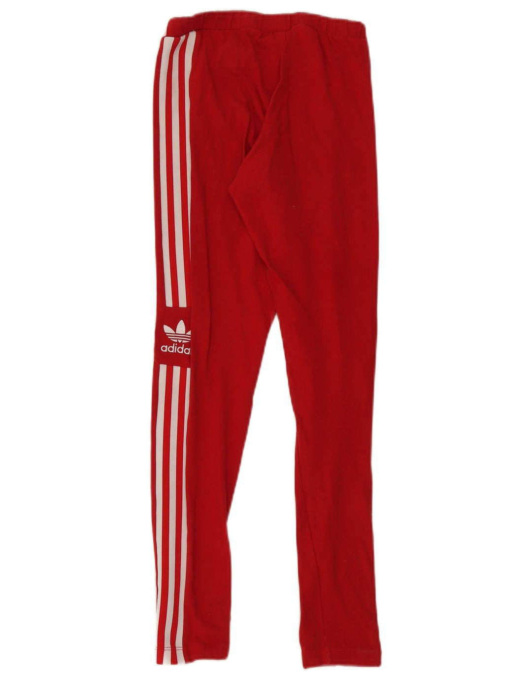 Adidas Damen Graphic Leggings UK 8 Small Rote Baumwolle