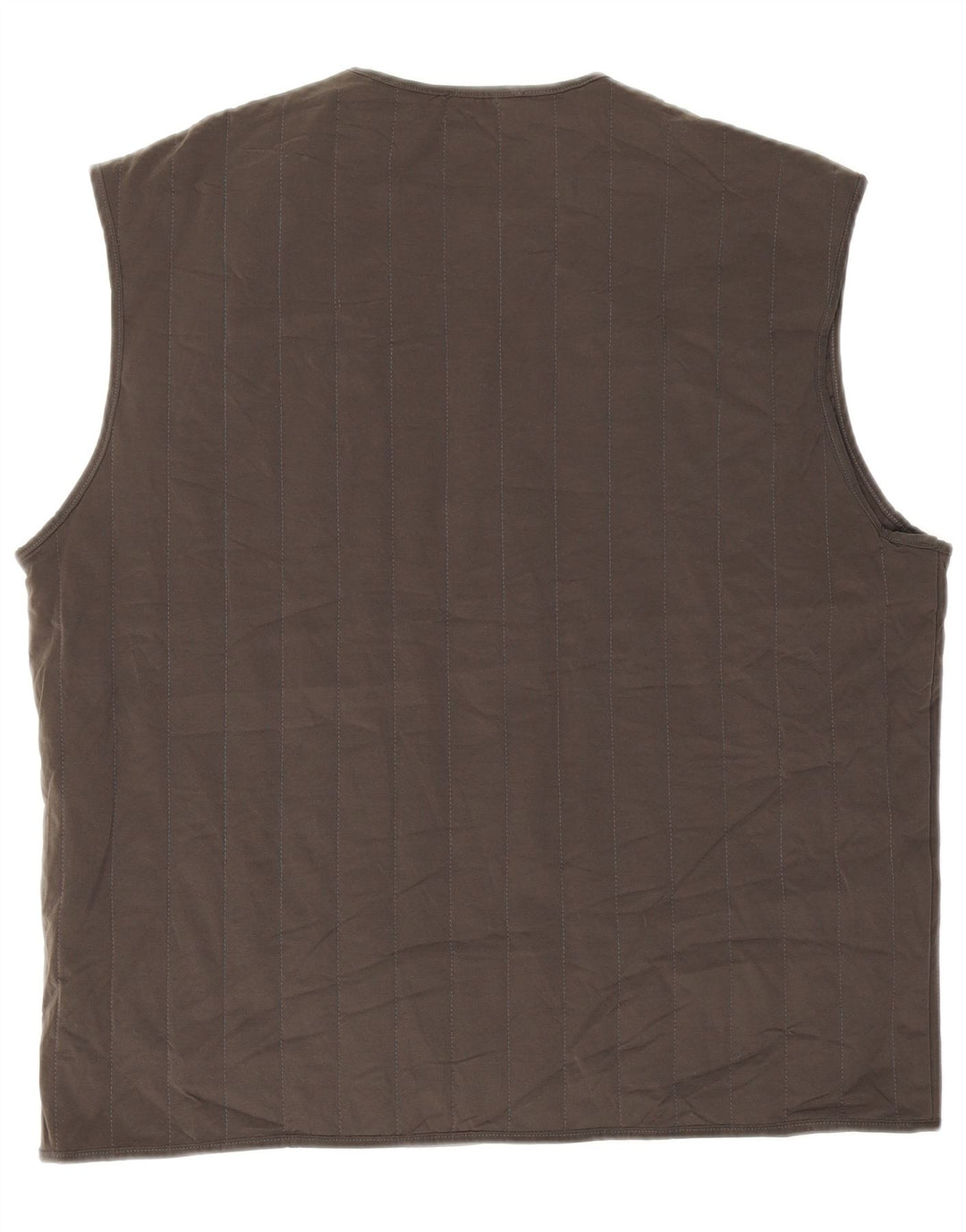 Zara Herren Wattierte Weste UK 40 Large Grau Polyester