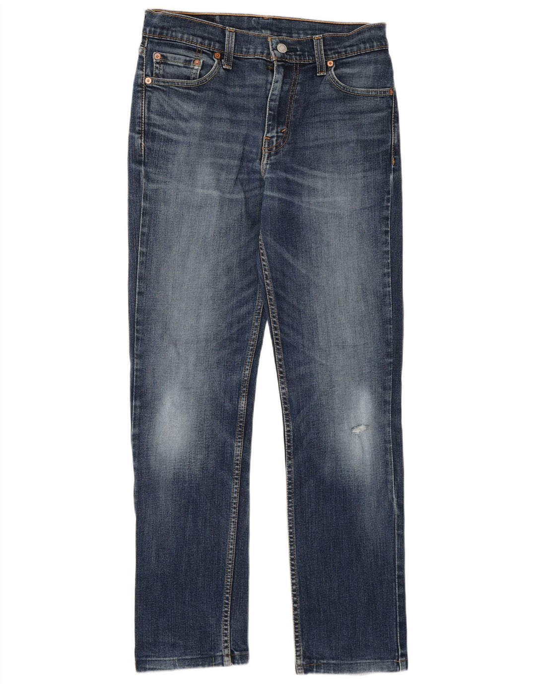 Levi's Herren 511 Distressed Slim Jeans W30 L29 Blaue Baumwolle