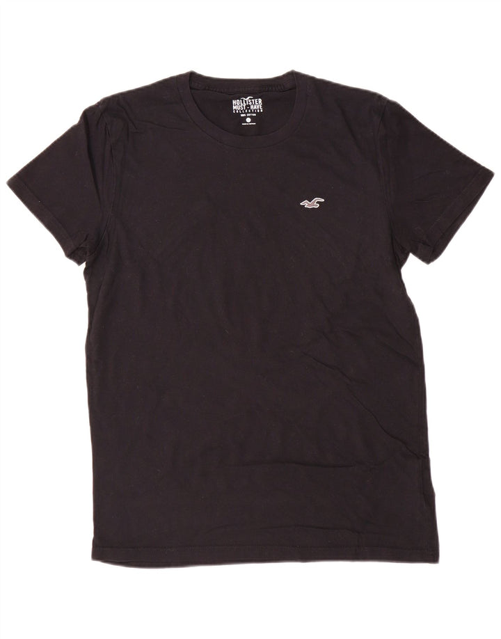 HOLLISTER Herren T-Shirt Top Small Schwarz Baumwolle