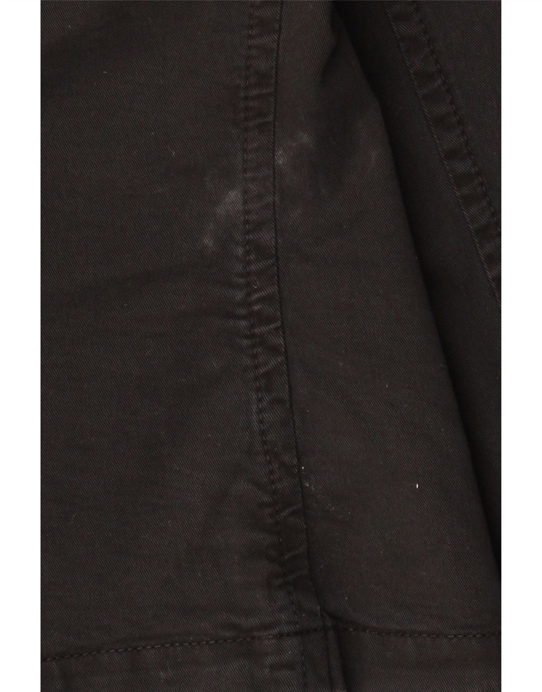 ARMANI JEANS Damen Crop 3-Knopf-Blazerjacke IT 48 XL Schwarze Baumwolle