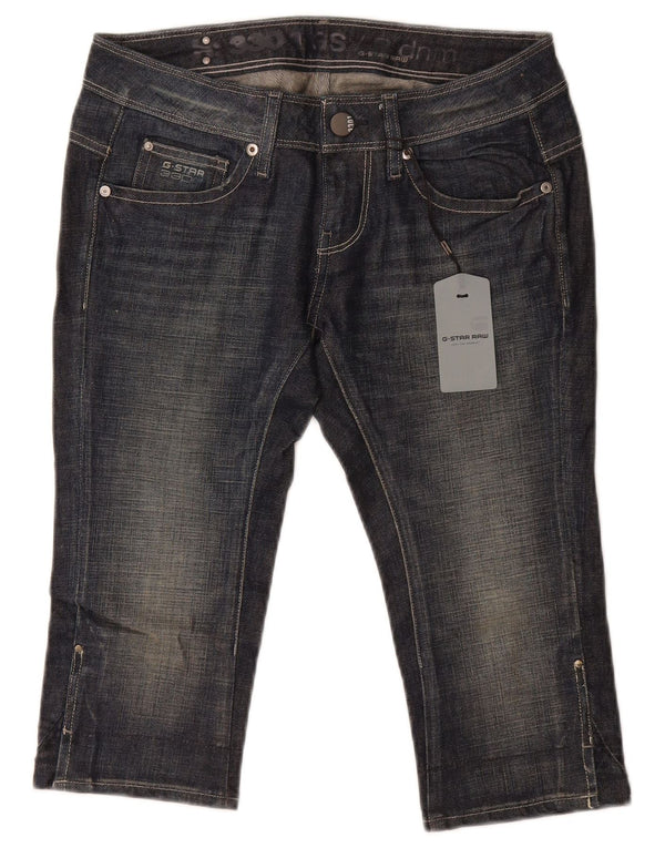 G-Star Damen Capri-Jeans W28 L17 Blaue Baumwolle