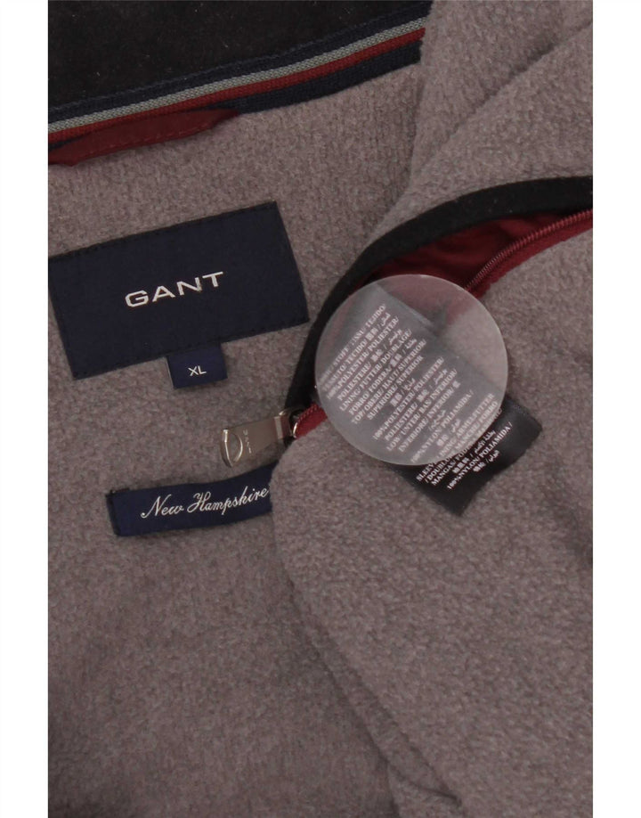 Gant Herren Bomber Windjacke UK 42 XL Burgund Polyester