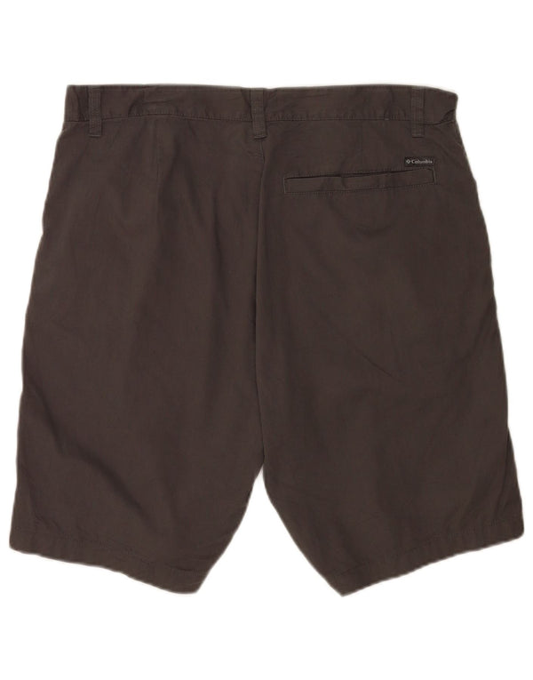 Columbia Herren Regular Chino Shorts W34 Large Grau Baumwolle