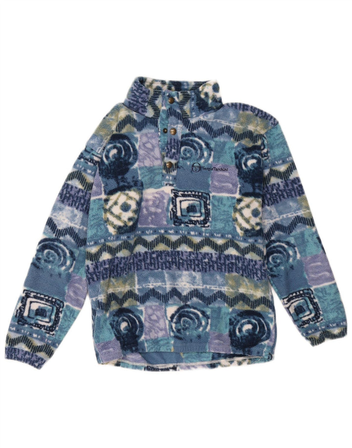 Sergio Tacchini Fleecepullover für Jungen, 10–11 Jahre, mehrfarbig, Retro