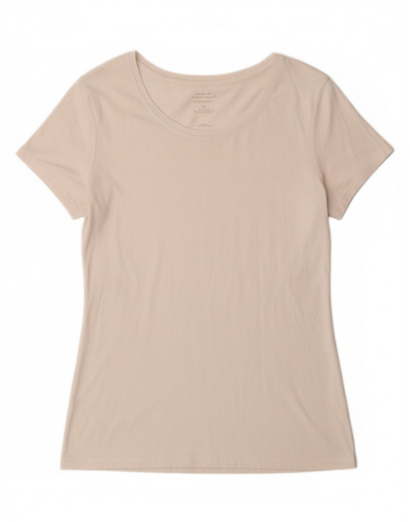 BANANA REPUBLIC Womens T-Shirt Top UK 16 Large White Cotton Vintage Banana Republic and Second-Hand Banana Republic from Messina Hembry 